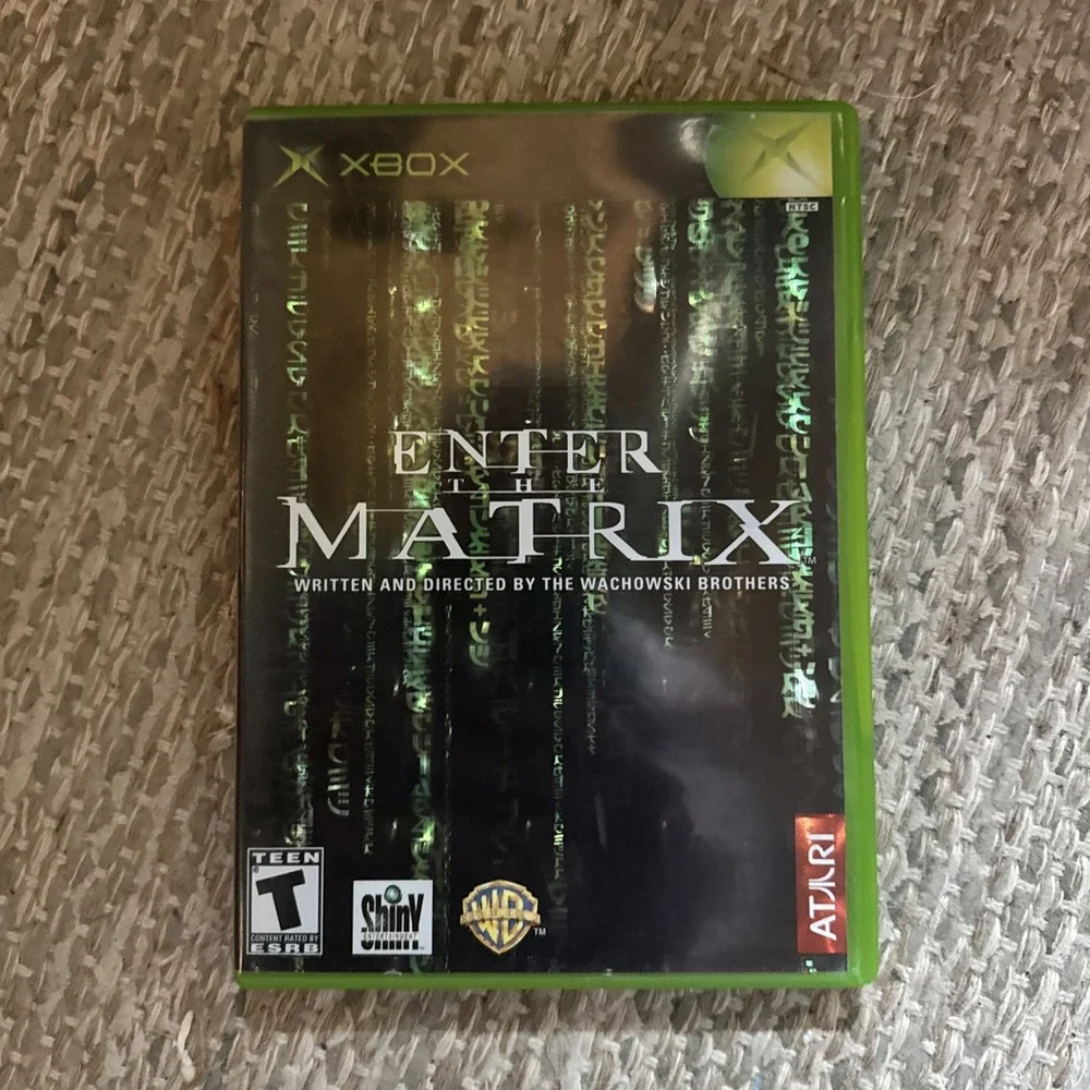 Enter the Matrix Original OG Microsoft Xbox 2003 Video Game CIB Excellent Shape